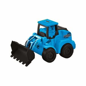 Carrinho De Fricção - Mini Trator - Pá Articulada - Azul - Unik Toys