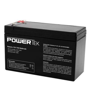Bateria P/ Nobreak 12V/7Ah En013 Preta Powertek