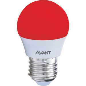 Lâmpada Led Bolinha 4w Vermelha Vermelho
