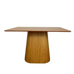 Mesa De Jantar Cone 235X122 Base Freijó Tampo Freijó Marrom
