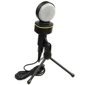Microfone com Fio Condensador para Estudio Pc Plugue Cabo P2 Mt1021