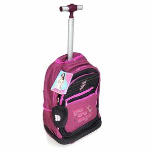 Mochila De Rodinha - 2 Em 1 - Luluca - Magic - Clio Style