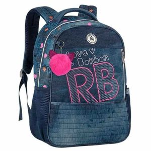 Mochila De Costas - Rebecca Bonbon - Love - Azul - Clio Style