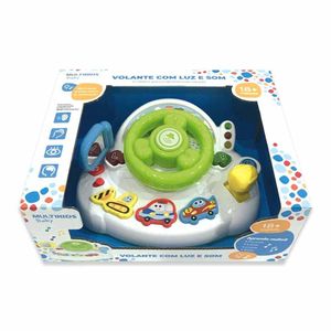 Volante Com Luz E Som - Aprendendo A Dirigir - Multikids Baby