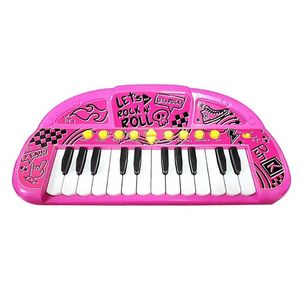 Teclado Musical Infantil - Show - Grava E Reproduz - Rosa - Toyng