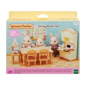 Figura Com Acessório - Sylvanian Families - Sala De Jantar - Epoch Magia