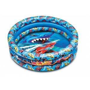 Piscina Infantil Inflável - 2 Em 1 - Com Bolinhas - 180L - Hot Wheels - Fun
