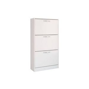 Armário Sapateira Quarto Havana Plus C/ 3 Portas Branco - Santos Andirá