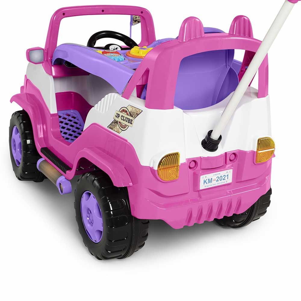 Moto Eletrica Infantil Bandeirante Super Thunder 12V Pink - Maçã