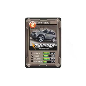 Carrinho Patrulha Thunder Commando - Usual Brinquedos