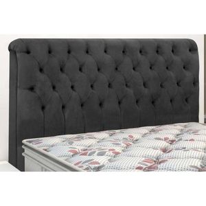 Cabeceira Cama Box Estofada Queen Queen Imperatriz Plus Suede Cinza - Simbal