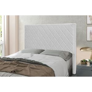 Cabeceira Queen 160Cm Linho Rústico Esmeralda Spezzia Decor Grigio