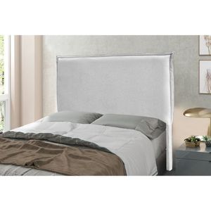 Cabeceira King 195Cm Linho Rústico Veneza Spezzia Decor Grigio