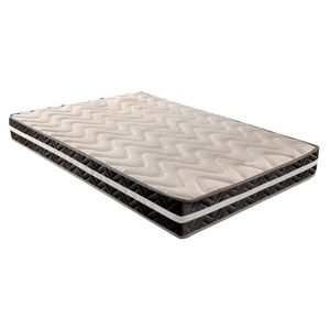 Colchão Casal Quality D33 Duoface 26x138x188cm Black/preto