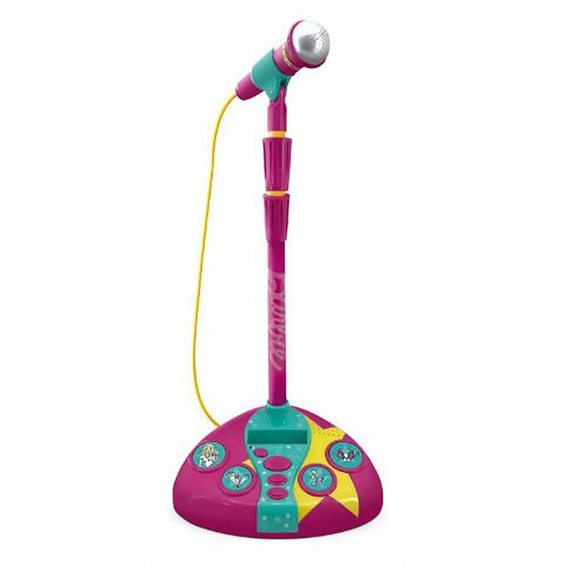 Microfone Infantil Com Pedestal - Karaokê Fabuloso Barbie - Fun Divirta-Se  - WebContinental