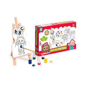 Kit De Pintura Cocomelon Com Cavalete - Nig