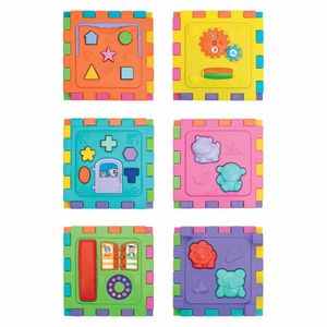 Cubo De Atividades - Cubo Didático Grande - Mercotoys