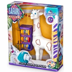 Figura De Pintar - Safari Pintura - Girafa - Adijomar