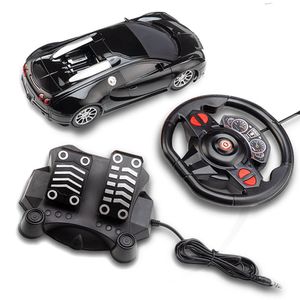 Carro Racing Control Midnight - Volante E Pedal - Preto - Multikids