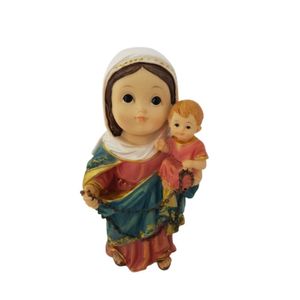 Meu Primeiro Santinho Virgem Do Rosário 12cm