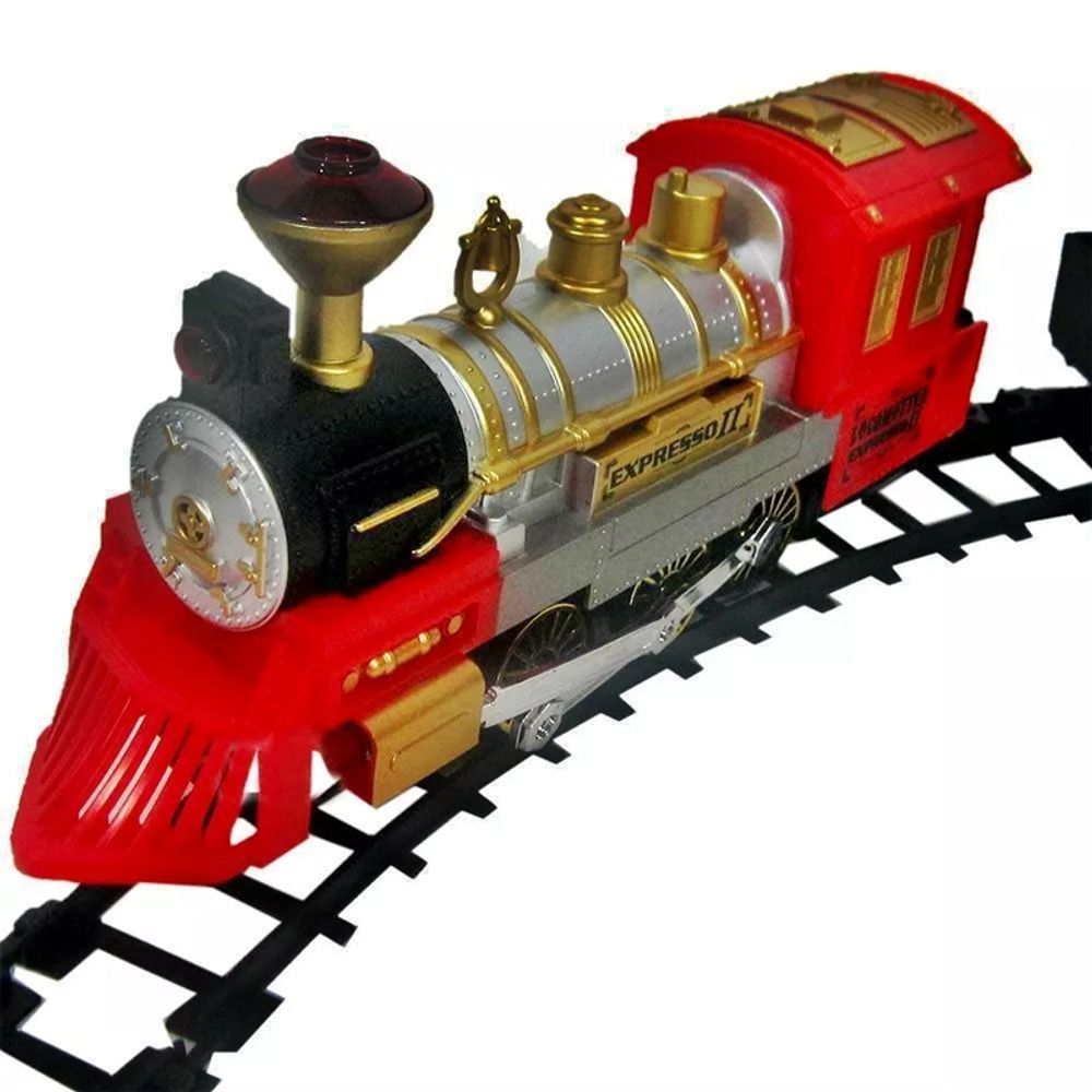 Trem Locomotiva de Brinquedo Carrinho com Roda Livre Feito de