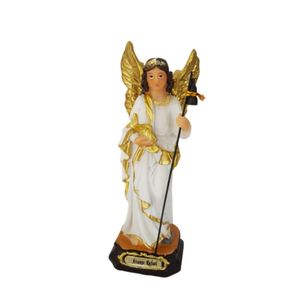Arcanjo São Rafael Em Resina 12cm