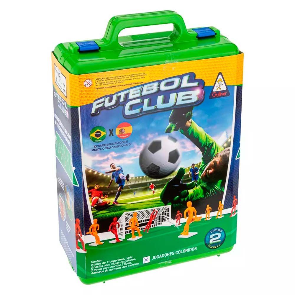 Gulliver jogo futebol club 2 seleções brasil x espanha (1 unidade), Delivery Near You