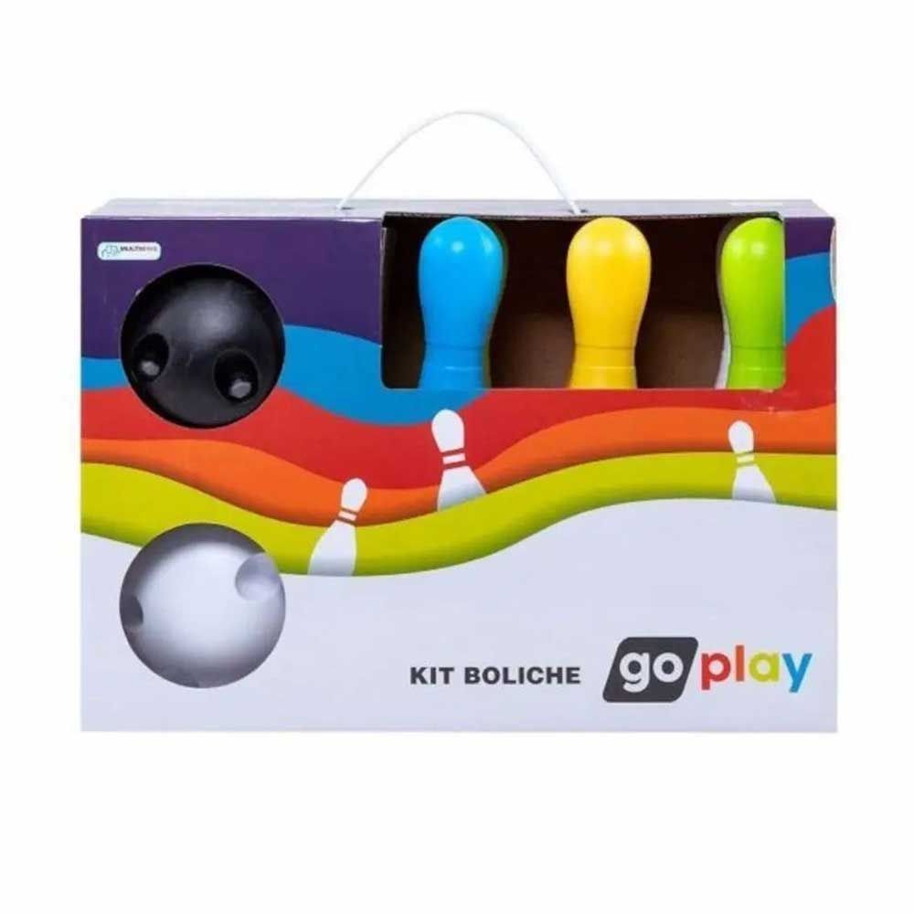 Brinquedo Jogo de Boliche Infantil 6 Pinos e 2 Bolas