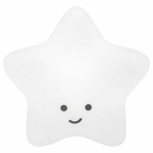 Luminária Infantil - Led E Fluorescente - Estrela - Branca - Decorfun