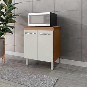 Balcao Multiuso 70cm 2 Portas 9240 Savana Off White Mobbs Savana Off White