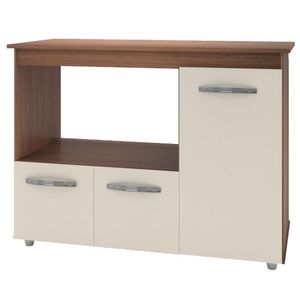 Balcao Multiuso 3 Portas 114cm 9480 Savana Off White Mobbs Savana Off White