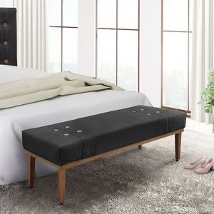 Calçadeira Recamier Casal Gênova Spezzia Decor Preto