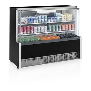 Vitrine Refrigerada Ar Forçado Aurora 140Cm Gpfa-140R/Pr 127V Gelopar