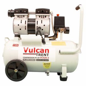 Compressor De Ar Silencioso 24 Litros 1,5 Hp 8 Bar 127Volts Vcs25-1 Vulcan Trent