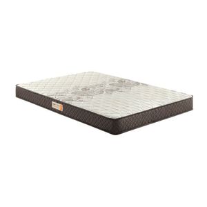 Colchão Queen D33 Bordado 158x198x20cm Ecoline Ecoflex Marrom