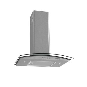 Coifa De Parede 60Cm Vidro Curvo Clean 127V Kromanox Fogatti Kromanox