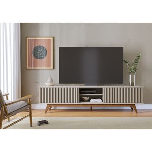 Rack Bancada 4 Portas Fortaleza Off White Matte