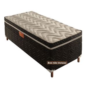 Colchão Solteiro Molas Extrapedic íris 28x88x188cm Preto Elegancy/black
