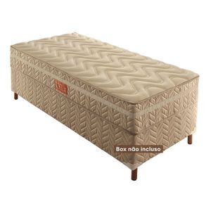 Colchão Solteiro Molas Ensacadas Júlia 28x88x188cm Rustico Bege/bege