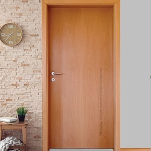 Folha De Porta 210X60Cm Verniz Lisa Semi Solida Mapaf Marrom