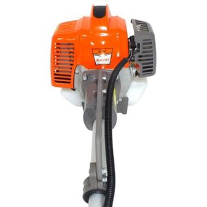 Kit Roçadeira A Gasolina Vr330h E Roçadeira Lateral 40cc K-40 Profissional Pro Kasei Vulcan Trent Laranja