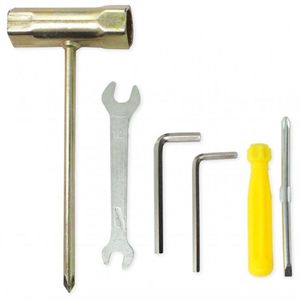 Kit De Roçadeira A Gasolina Semi Profissional E Rolo De Fio De Nylon 279 Metros V Vulcan Trent Amarelo