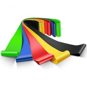 Kit 5 Faixas Elásticas Mini Band Loop Exercicios Fitness Pilates Elasticos
