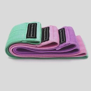 Kit 3 Elástico Faixas Elásticas Hip Band Leve Média E Forte Linha Fit Kit 3 Elasticos Largos