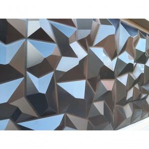 Kit 50 Placas 3d De Parede Revestimento Em Pvc Moderno Auto Relevo