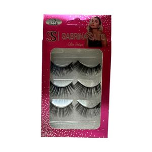 Sabrina Sato Kit Com 3 Pares De Cílios Postiços 5D Ss2138