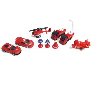 Conjunto De Veículos - Play Machine - Corpo De Bombeiro - Multikids