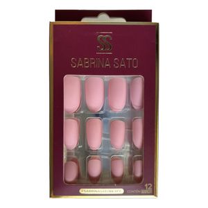 Sabrina Sato Unhas Postiças Autocolantes Nude Ss2192-2 Com 12