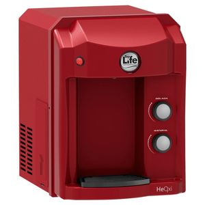 Purificador De Água Alcalina Ionizada Com Ozônio Gelada Heoxi - Top Life Vermelho 127v