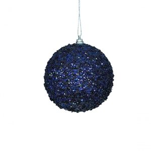 Jogo Com 3 Bolas Azul Com Brilho Bd589